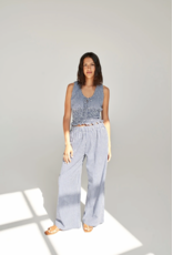 Dailystory Dailystory - Alix Gingham Print Top (Navy)