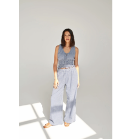 Dailystory Dailystory - Alix Gingham Print Top (Navy)