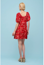 Astrid Astrid - Babydoll Dress (Red Scarf)