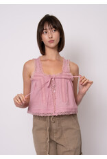 RD Style RD Style - Alia Sleeveless Button Up Top (Petal Pink)
