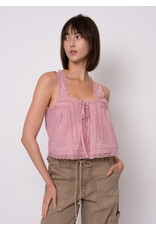 RD Style RD Style - Alia Sleeveless Button Up Top (Petal Pink)