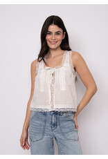RD Style RD Style - Alia Sleeveless Button Up Top (White)