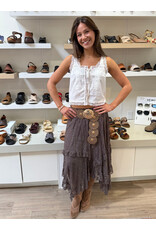 RD Style RD Style - Alia Sleeveless Button Up Top (White)