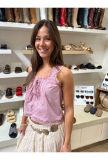RD Style RD Style - Alia Sleeveless Button Up Top (Petal Pink)