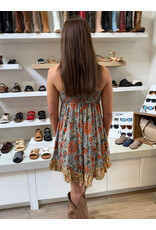 Spaghetti Strap Short Dress (Meadow)