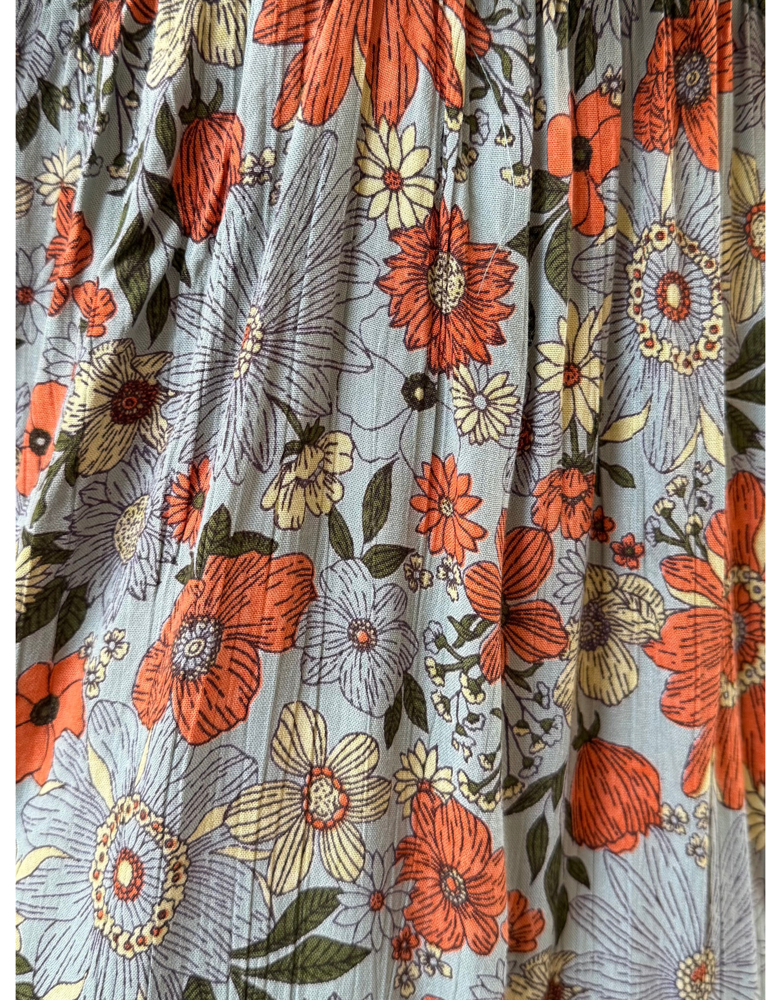 Spaghetti Strap Short Dress (Meadow)