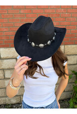 Fame Accessories Round Concho Disc Belt Western Cowboy Hat