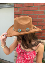 Fame Accessories Western Concho Band Cowboy Hat