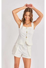 Sadie & Sage Sadie & Sage - Clear Eyes Vest (White)