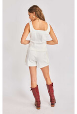 Sadie & Sage Sadie & Sage - Clear Eyes Vest (White)
