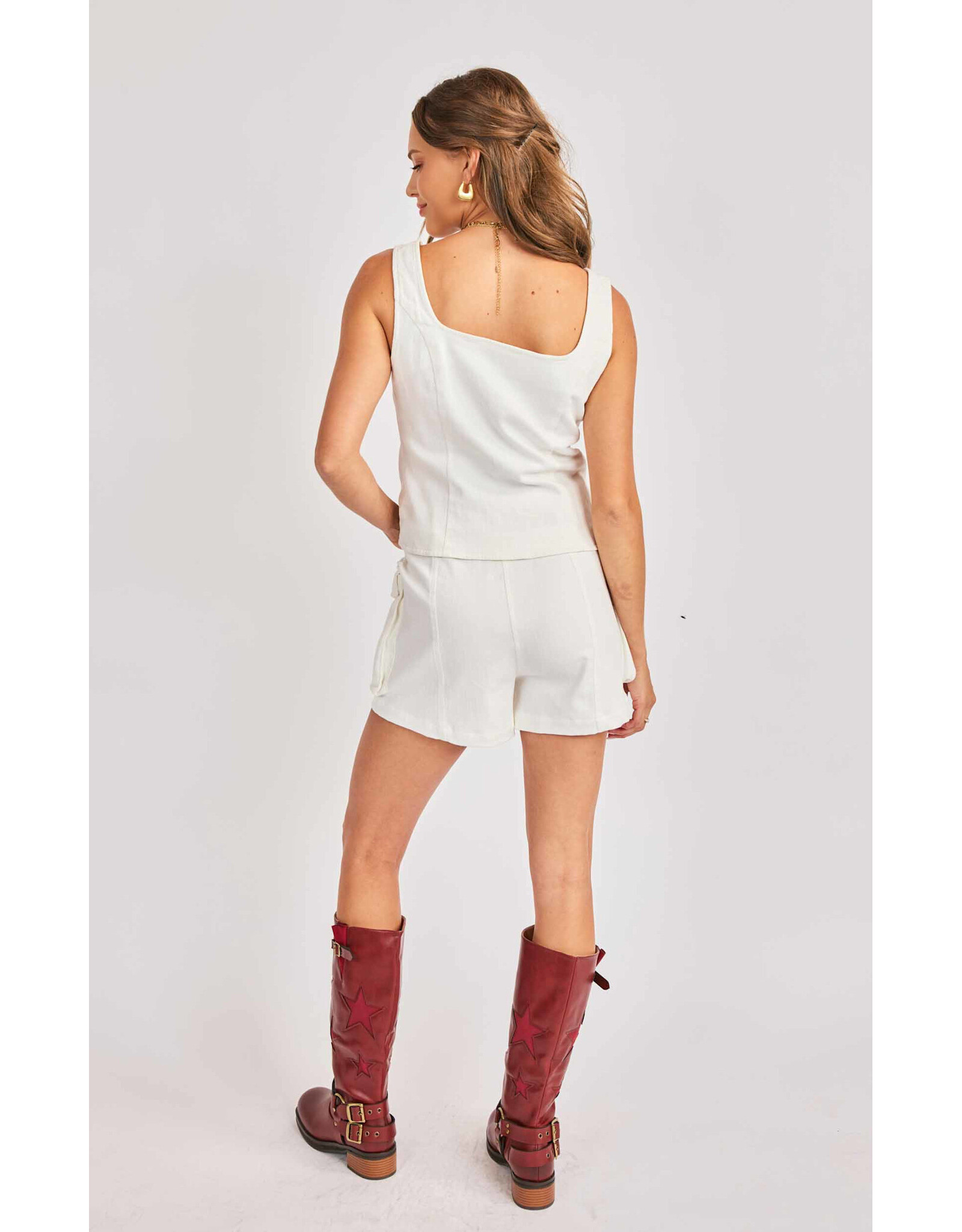 Sadie & Sage Sadie & Sage - Clear Eyes Vest (White)