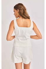 Sadie & Sage Sadie & Sage - Clear Eyes Vest (White)