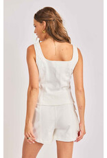 Sadie & Sage Sadie & Sage - Clear Eyes Vest (White)