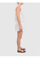 Sadie & Sage Sadie & Sage - Low Tide Eyelet Trim Shorts (White)