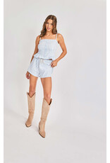 Sadie & Sage Sadie & Sage - Women's Sadie And Sage Starlet Gingham Tank Top (Sky Blue)
