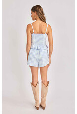 Sadie & Sage Sadie & Sage - Women's Sadie And Sage Starlet Gingham Tank Top (Sky Blue)