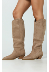 Billini - Helix Flat Western Boot (Fawn Suede)