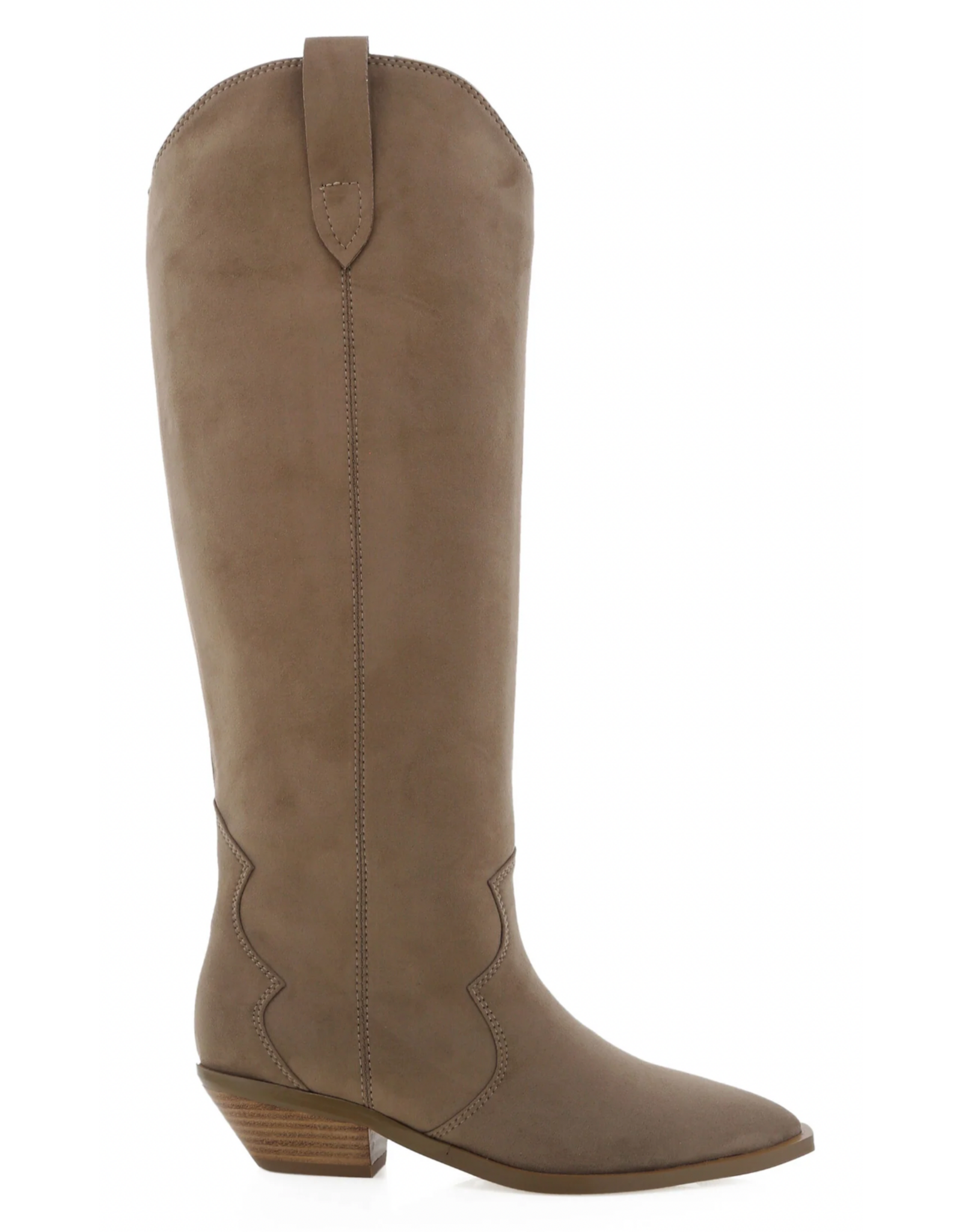 Billini - Helix Flat Western Boot (Fawn Suede)
