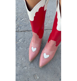 Billini - Adaline Western Boot (Scarlet / Rose / Ivory)