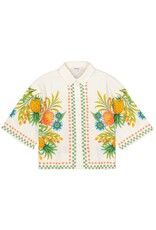 Garcia Garcia - Tropical Print Short Sleeve Button Up