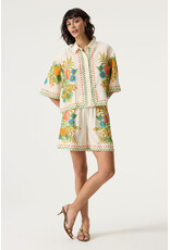 Garcia Garcia - Tropical Print Short Sleeve Button Up
