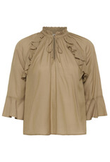 Kaffe Kaffe - Flora Blouse (Petrified Oak)