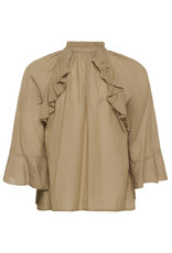 Kaffe Kaffe - Flora Blouse (Petrified Oak)