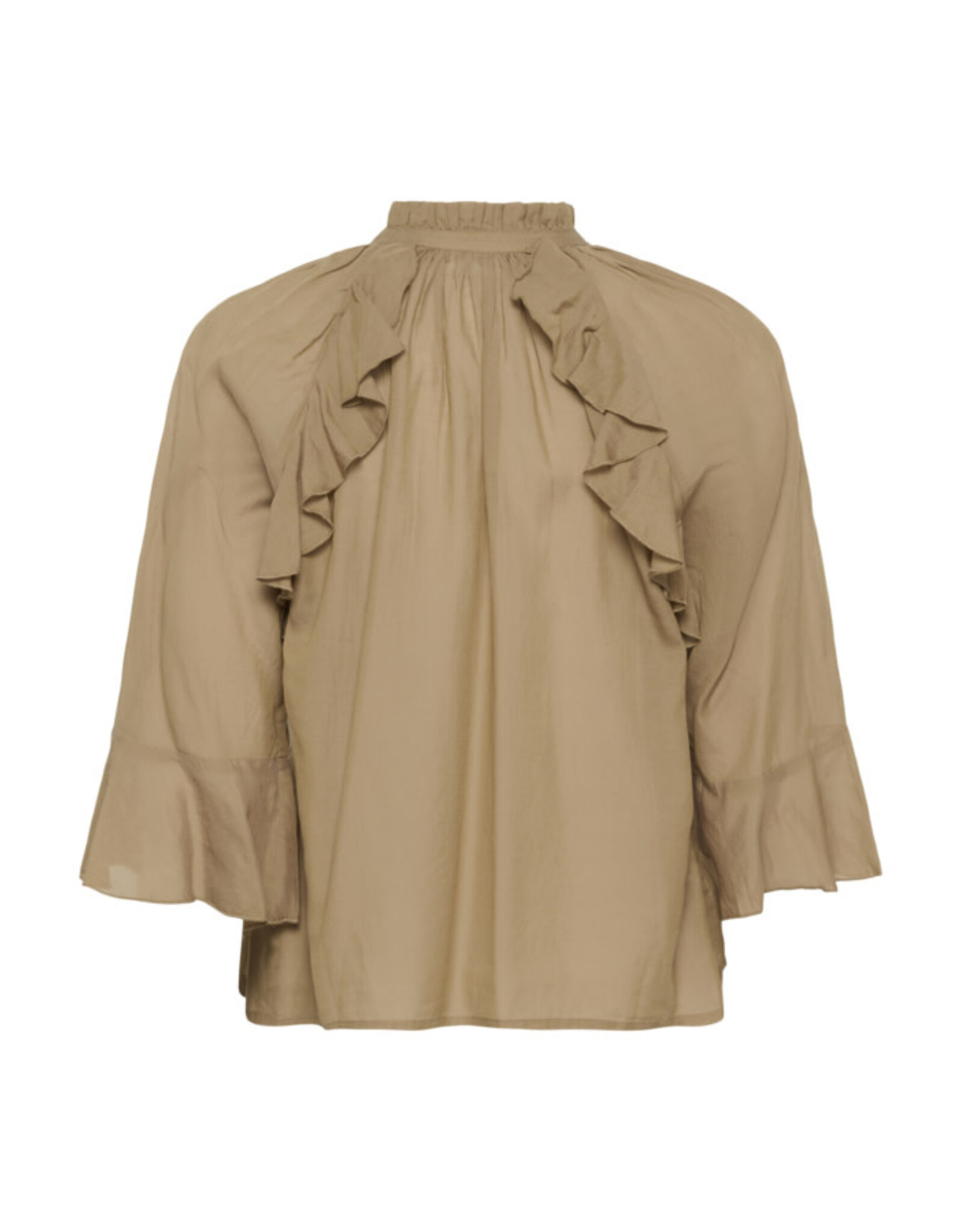 Kaffe Kaffe - Flora Blouse (Petrified Oak)