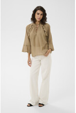 Kaffe Kaffe - Flora Blouse (Petrified Oak)