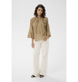Kaffe Kaffe - Flora Blouse (Petrified Oak)