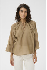 Kaffe Kaffe - Flora Blouse (Petrified Oak)