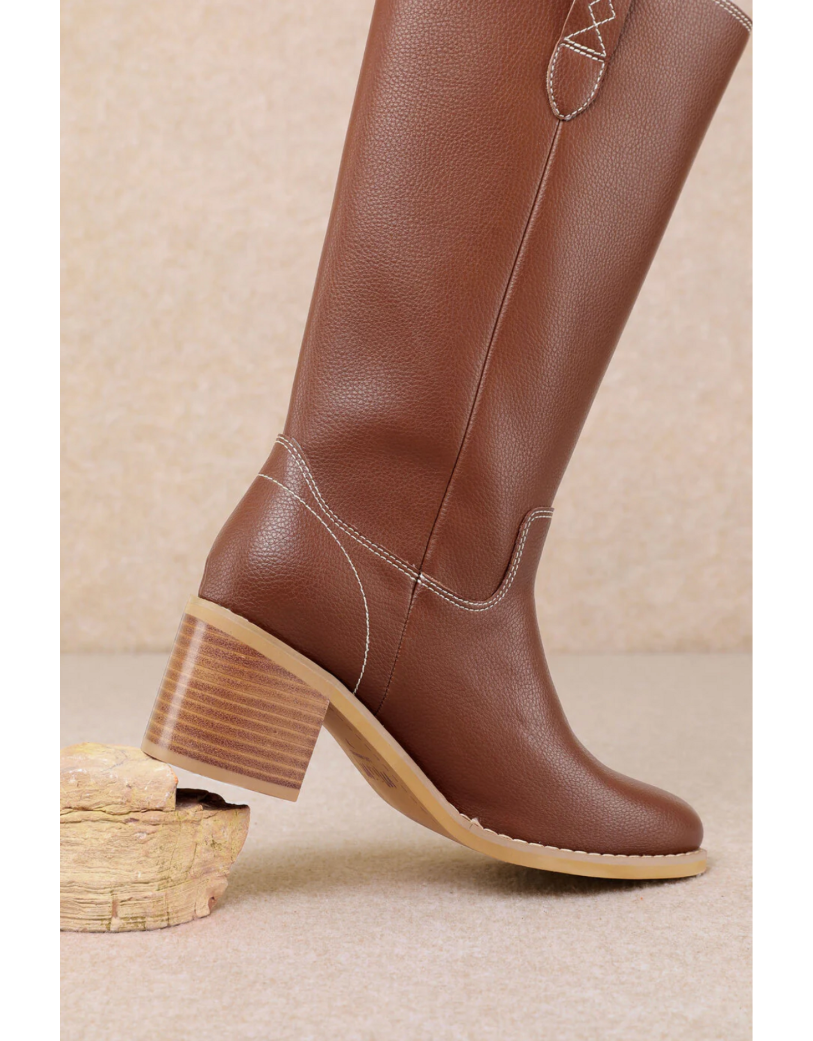 Mi.iM Zoe Mid Calf Boot (Chocolate)