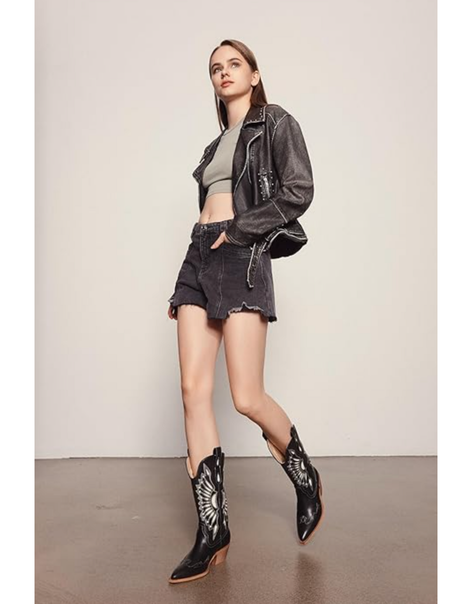 Mi.iM Britney Western Boot (Black)