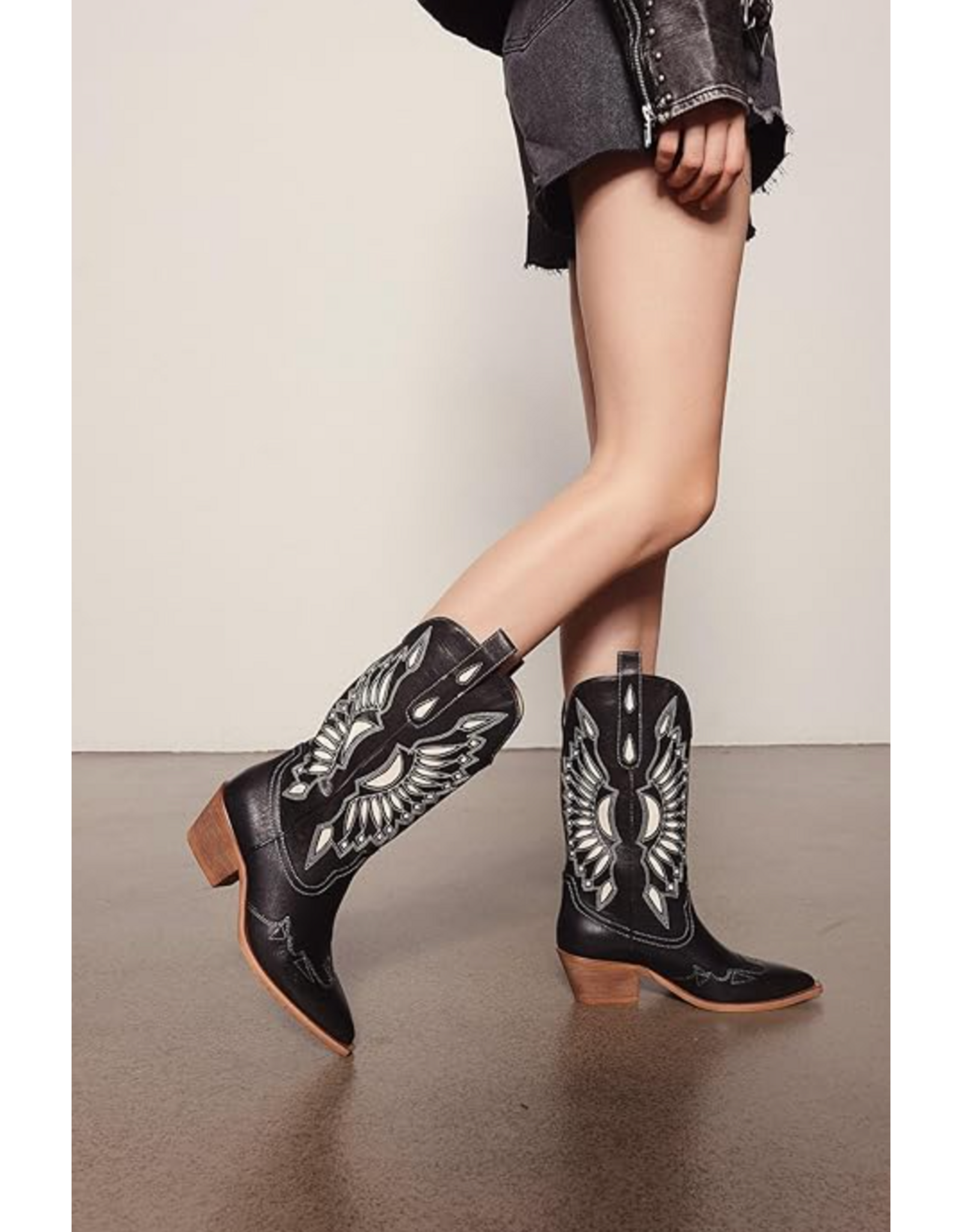 Mi.iM Britney Western Boot (Black)
