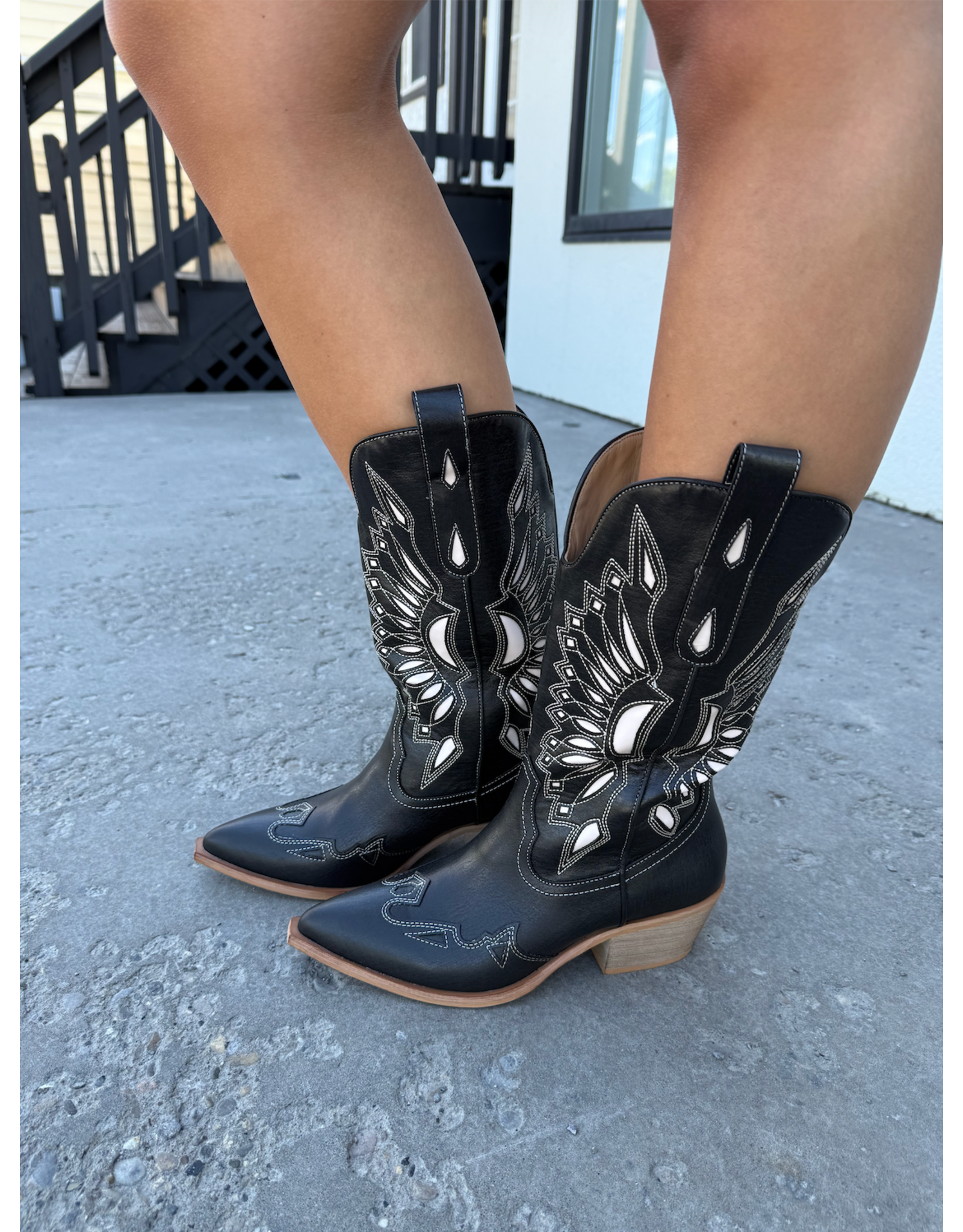 Mi.iM Britney Western Boot (Black)