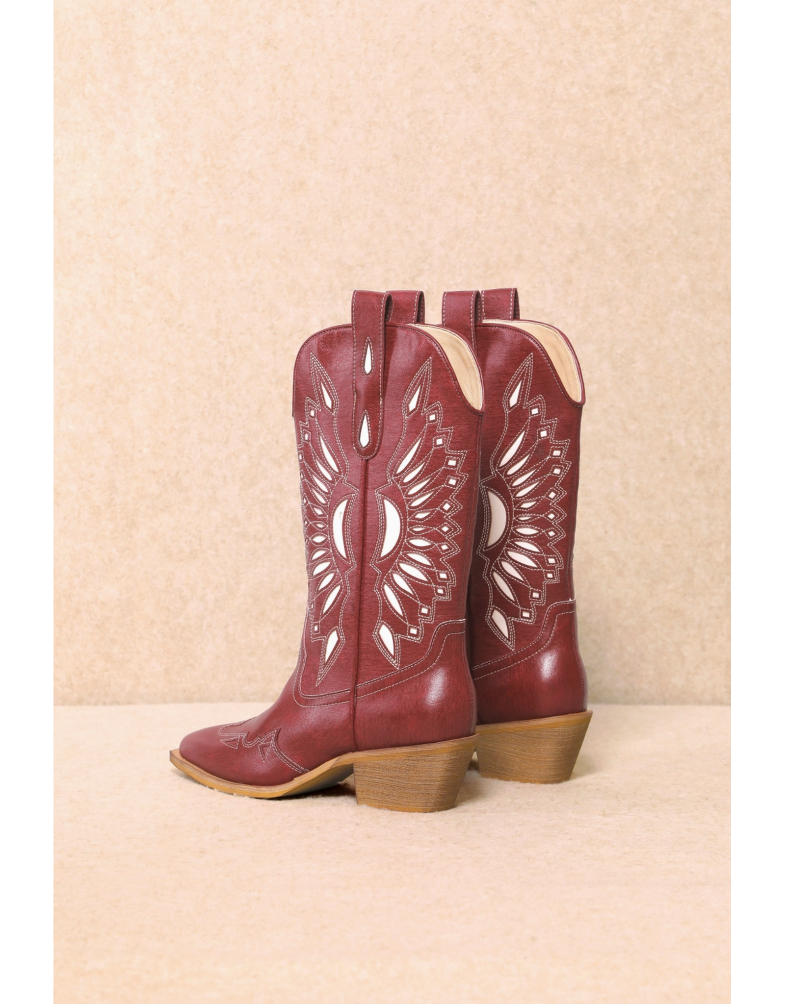 Mi.iM Britney Western Boot (Ruby)
