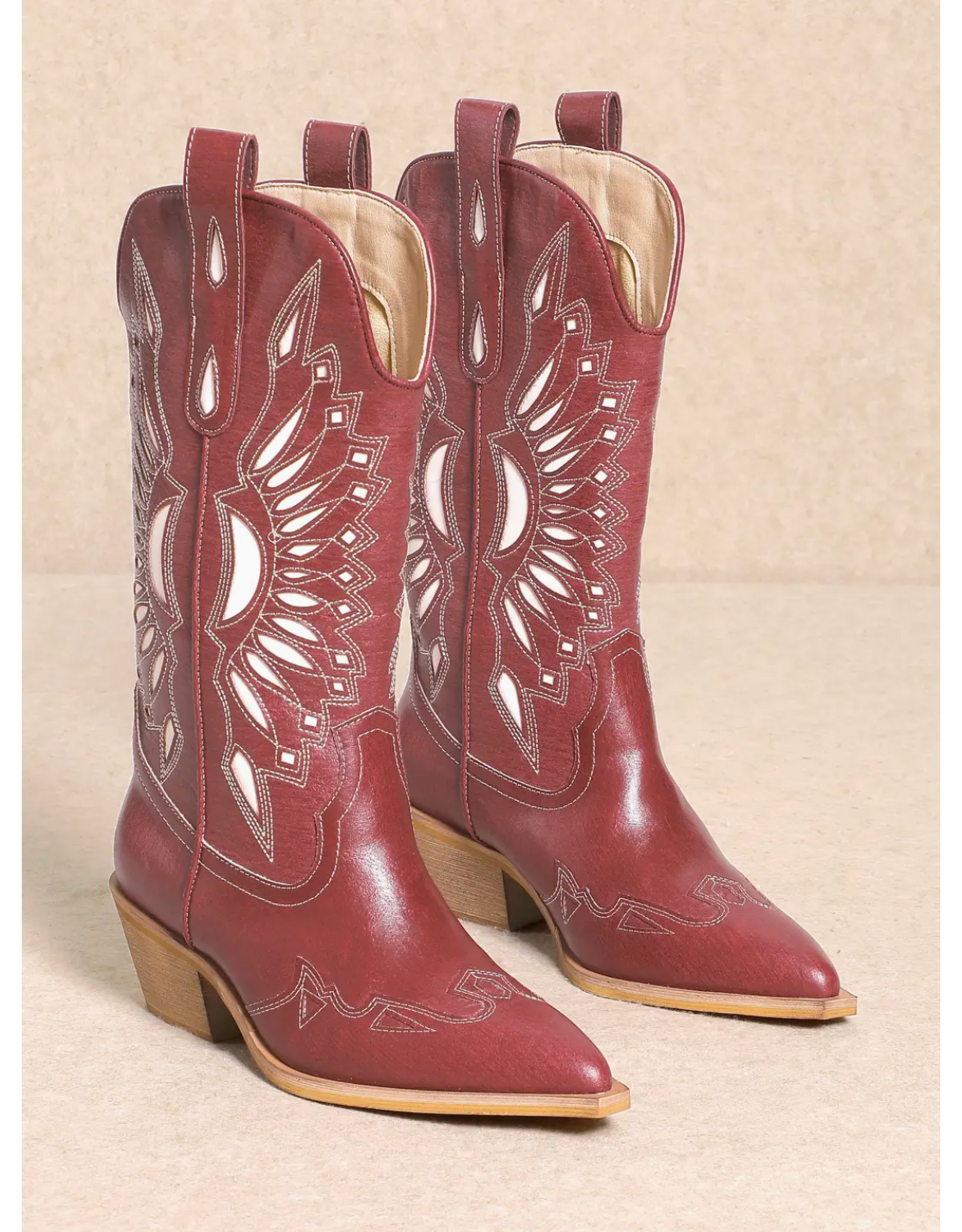 Mi.iM Britney Western Boot (Ruby)