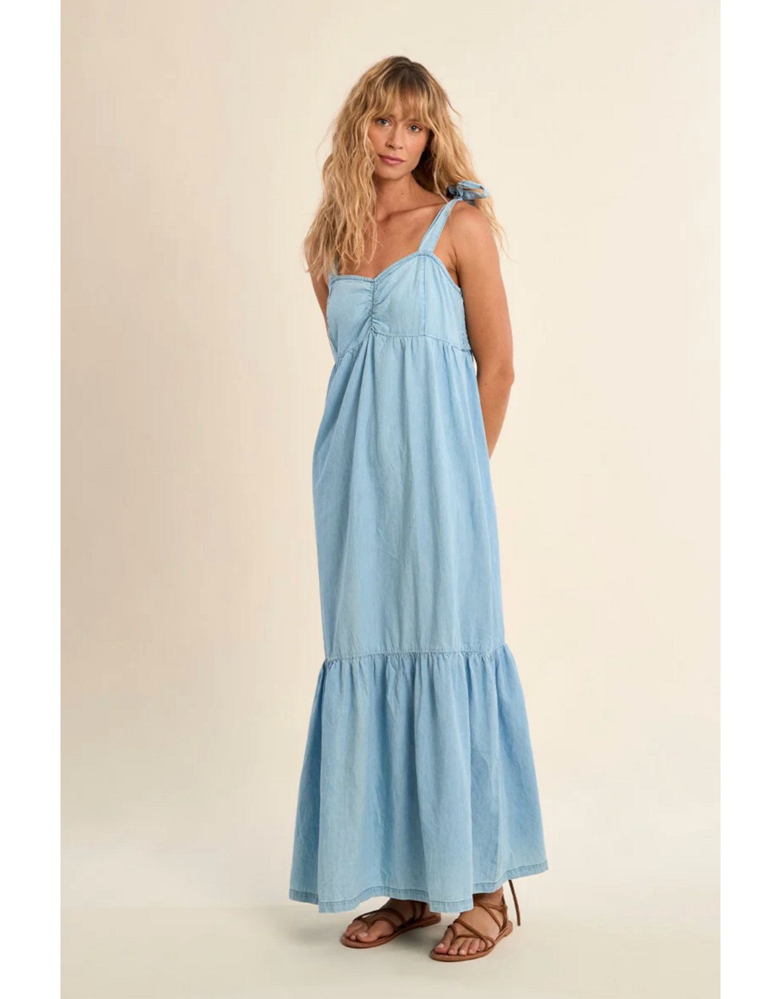 Molly Bracken Molly Bracken - Long Dress with Shoulder Straps