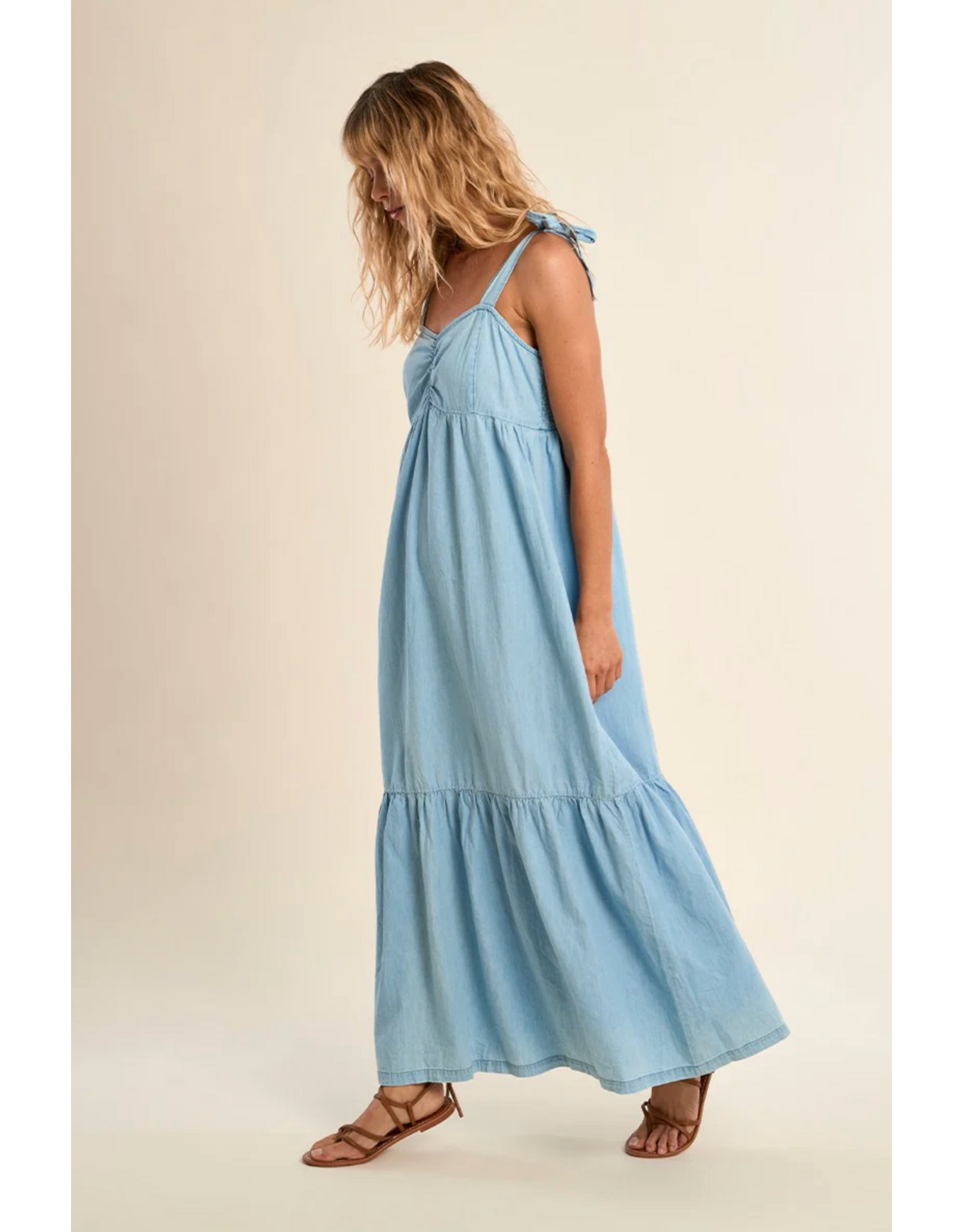 Molly Bracken Molly Bracken - Long Dress with Shoulder Straps