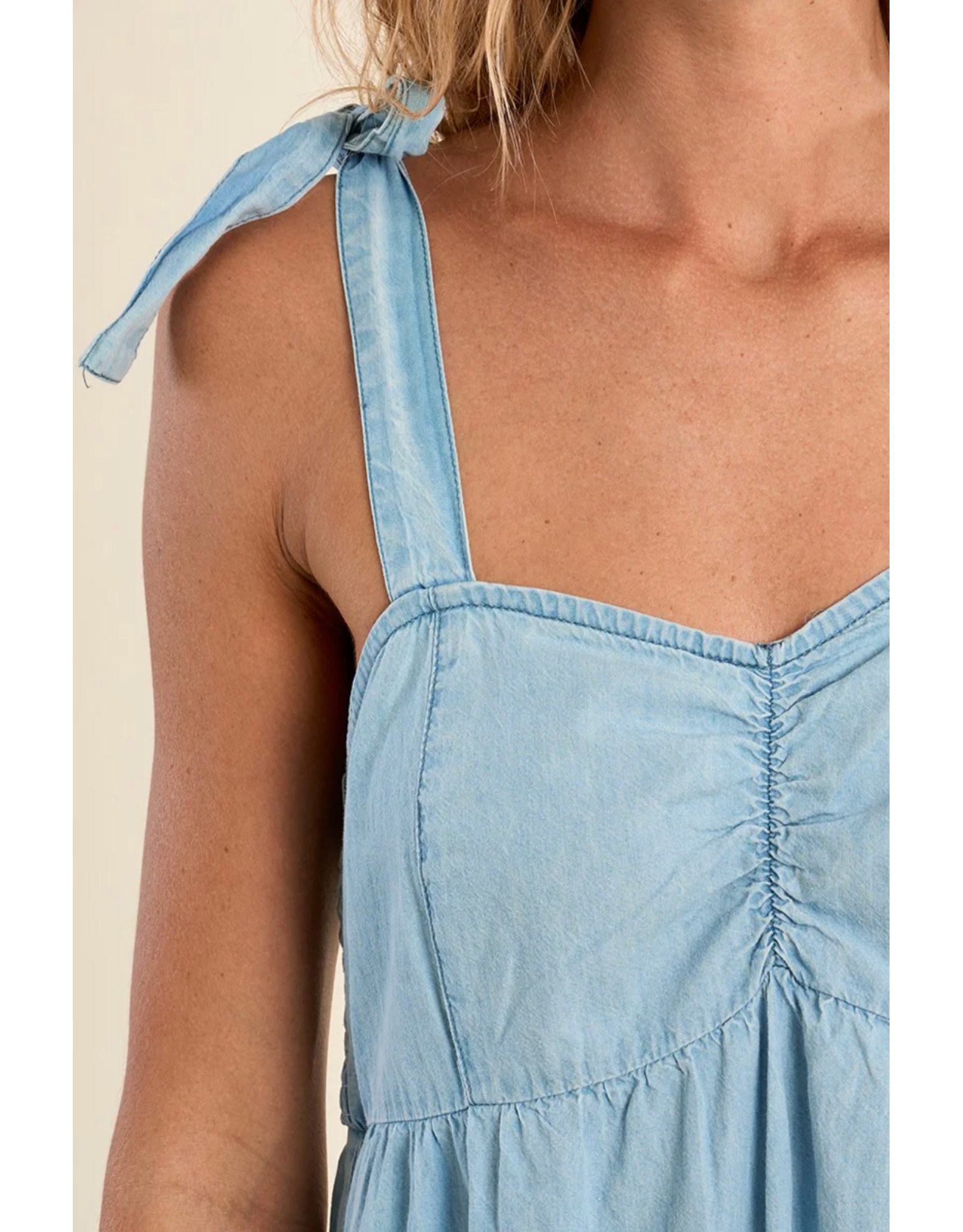 Molly Bracken Molly Bracken - Long Dress with Shoulder Straps