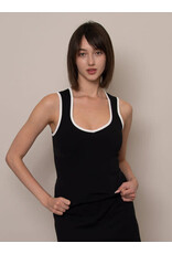RD Style RD Style - Taylor Second Skin Sport Tank (Black / White)
