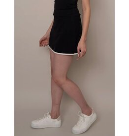RD Style RD Style - Tessa Second Skin Sport Skort (Black / White)