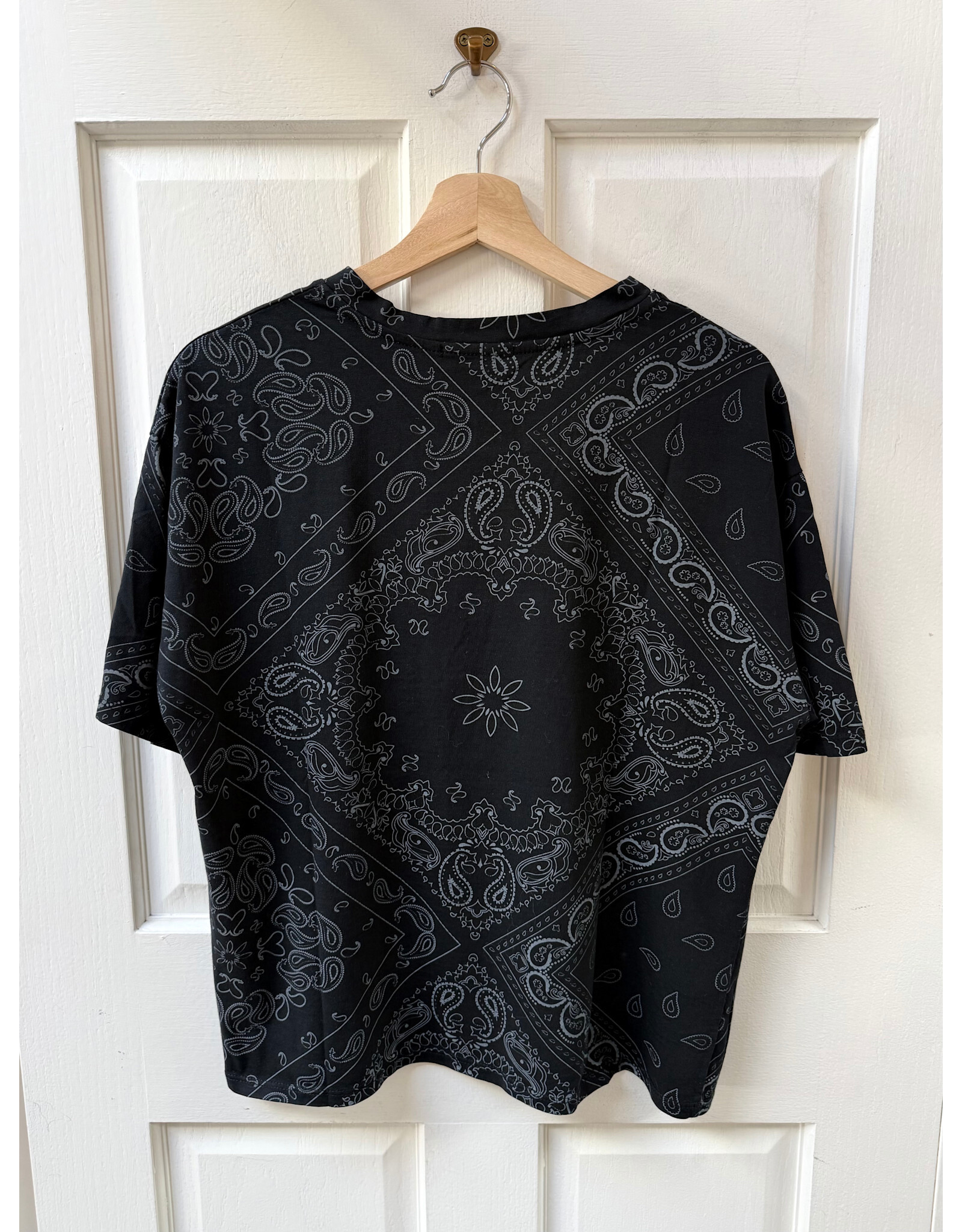 Astrid Astrid - Scarf Print Tee (Black)