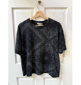 Astrid Astrid - Scarf Print Tee (Black)
