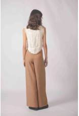 Korner Korner - Embroidered Crochet Tank (Cream)