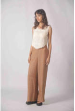 Korner Korner - Embroidered Crochet Tank (Cream)