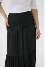 Kaffe Kaffe - Maxi Smocked Skirt (Black Deep)