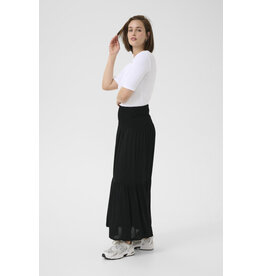 Kaffe Kaffe - Maxi Smocked Skirt (Black Deep)