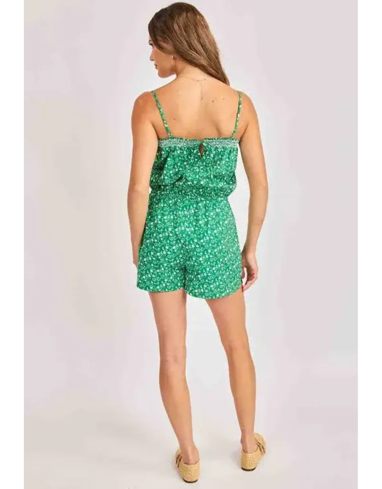 Sadie & Sage Sadie & Sage - Sun Escape Romper (Kelly Green)