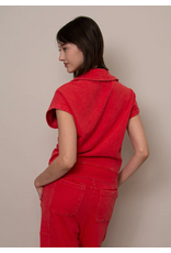 RD Style RD Style - Kate French Terry Sleeveless Top (Cherry)